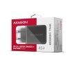 AXAGON ACU-PQ45 Ładowarka sieciowa 2-port  QC3.0,4.0/AFC/FCP/PPS/Apple  + PD type-C, 45W, Czarna